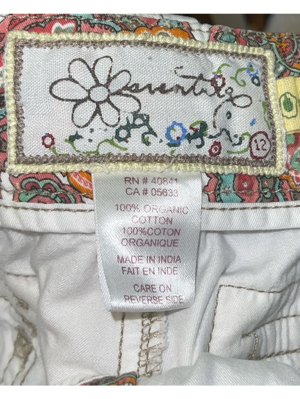 Aventura Arden Organic Cotton utility shorts. Size 12 GUC - Picture 4 of 6